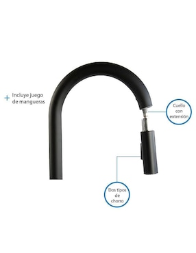 Tarja de acero inoxidable CNX con escurridor derecho TSED8050MZM8120KIT-003