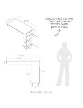 Isla de cocina Maderkit