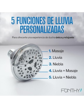 Regadera para baño Fonthy