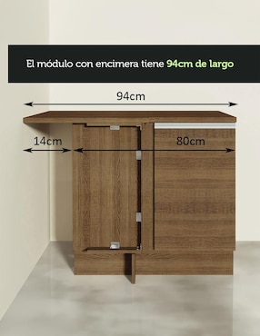 Gabinete armable Glamy Madesa de MDP