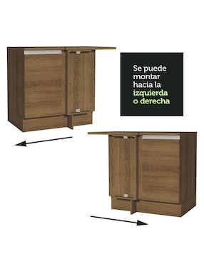 Gabinete armable Glamy Madesa de MDP