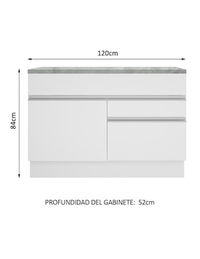 Gabinete Glamy Madesa de MDP