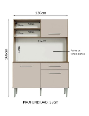 Cocina integral Madesa Life