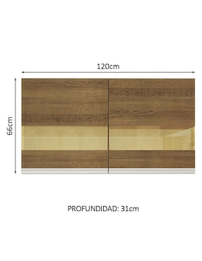 Gabinete superior armable Glamy Madesa de MDP