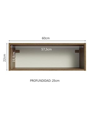 Gabinete superior armable Emilly Madesa de MDP