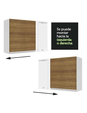 Gabinete superior armable Glamy Madesa de MDP