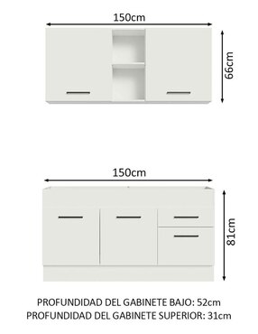 Cocina integral Madesa Ágata