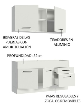 Cocina integral Madesa Ágata