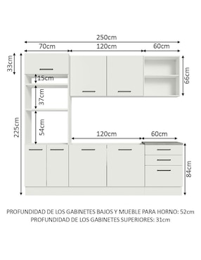 Cocina integral Madesa Ágata