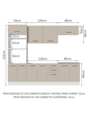 Cocina integral Madesa Ágata