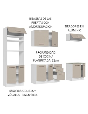 Cocina integral Madesa Ágata