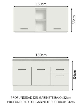 Cocina integral Madesa Ágata