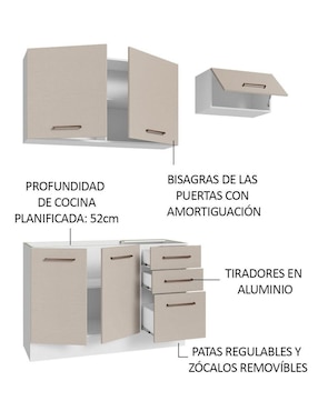 Cocina integral Madesa Ágata