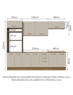 Cocina integral Madesa Ágata