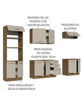 Cocina integral Madesa Ágata
