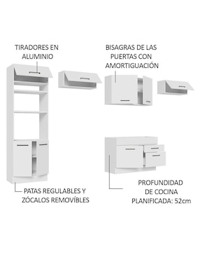 Cocina integral Madesa Ágata