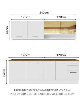 Cocina integral Madesa Ágata