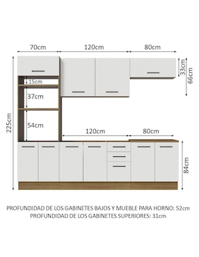 Cocina integral Madesa Ágata