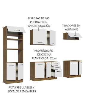 Cocina integral Madesa Ágata
