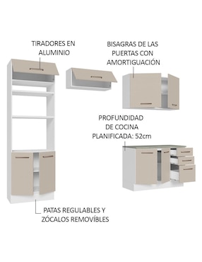 Cocina integral Madesa Ágata