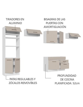 Cocina integral Madesa Ágata