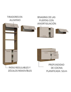 Cocina integral Madesa Ágata