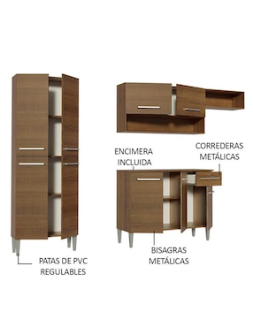 Cocina integral Madesa Emily Top