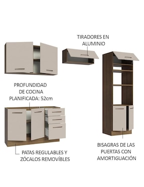 Cocina integral Madesa Ágata