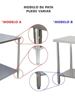 Tarja de acero inoxidable Mindejal con escurridor izquierdo