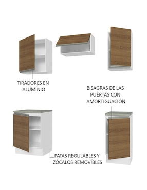 Cocina integral Madesa Glamy