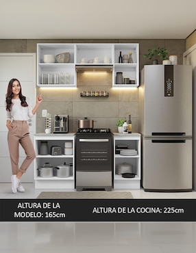Cocina integral Madesa Glamy