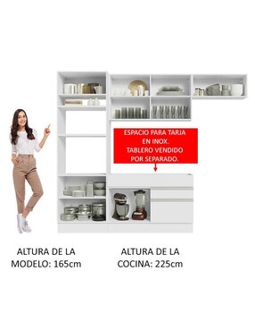 Cocina integral Madesa Glamy