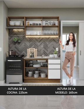 Cocina integral Madesa Glamy