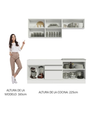 Cocina integral Madesa Glamy