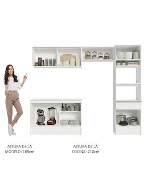 Cocina integral Madesa Topazio