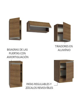 Cocina integral Madesa Glamy