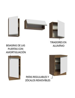 Cocina integral Madesa Glamy