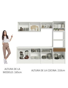 Cocina integral Madesa Topazio