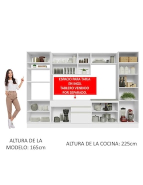 Cocina integral Madesa Glamy
