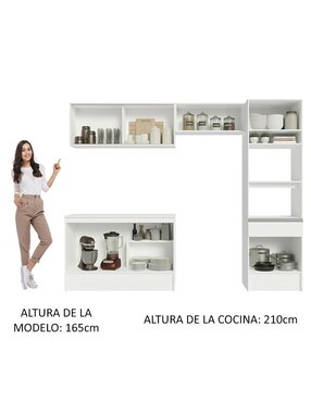 Cocina integral Madesa Diamante