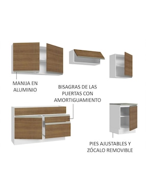 Cocina integral Madesa Glamy