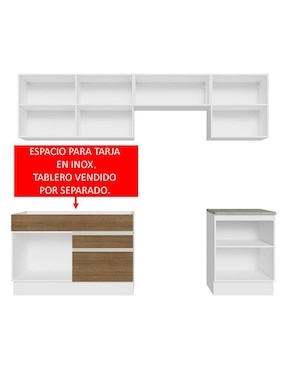Cocina integral Madesa Glamy