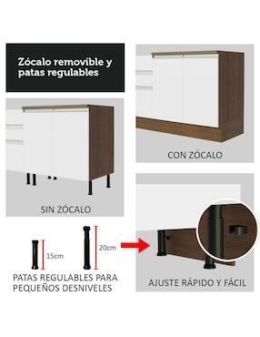 Cocina integral Madesa Glamy