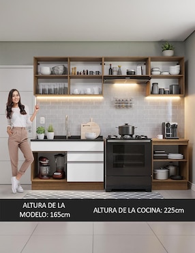 Cocina integral Madesa Glamy
