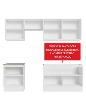 Cocina integral Madesa Glamy