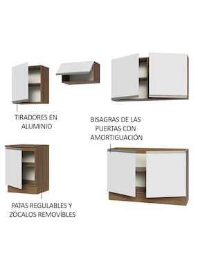 Cocina integral Madesa Glamy