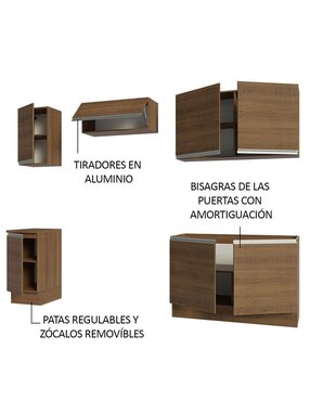 Cocina integral Madesa Glamy