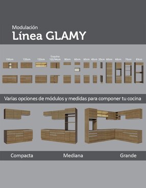 Cocina integral Madesa Glamy