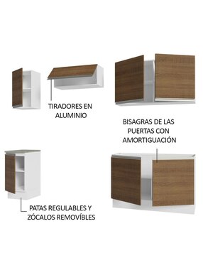 Cocina integral Madesa Glamy