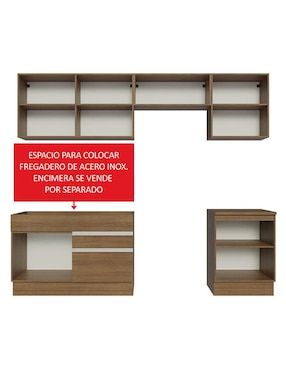 Cocina integral Madesa Glamy